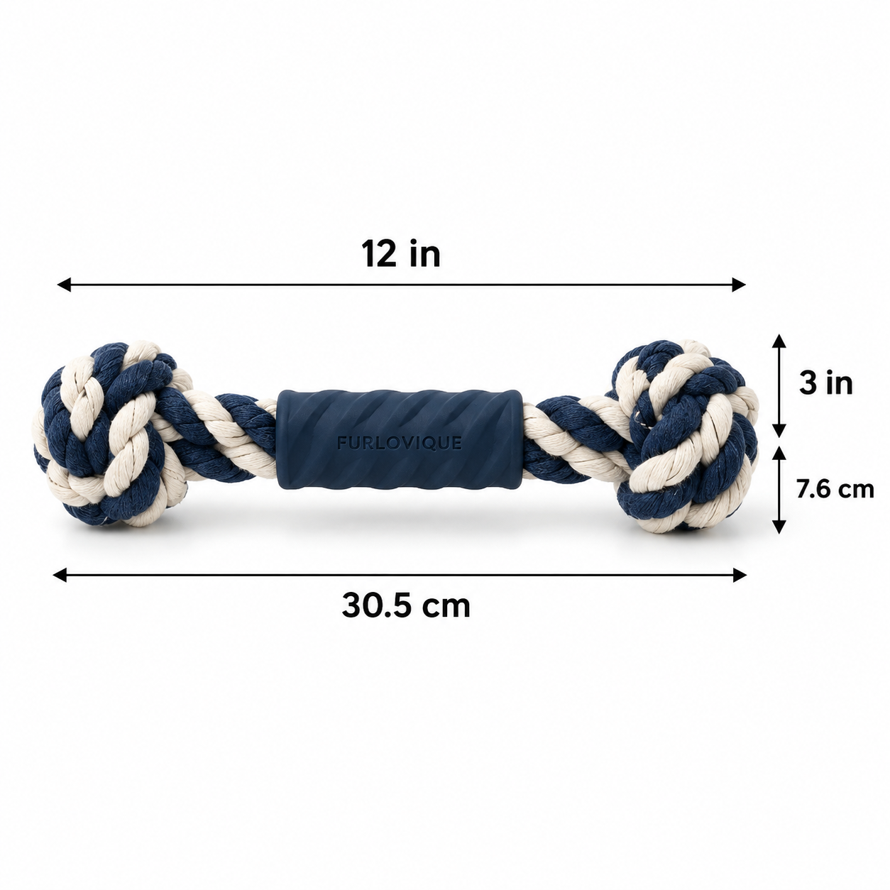Furlovique RopeCore Tug Toy
