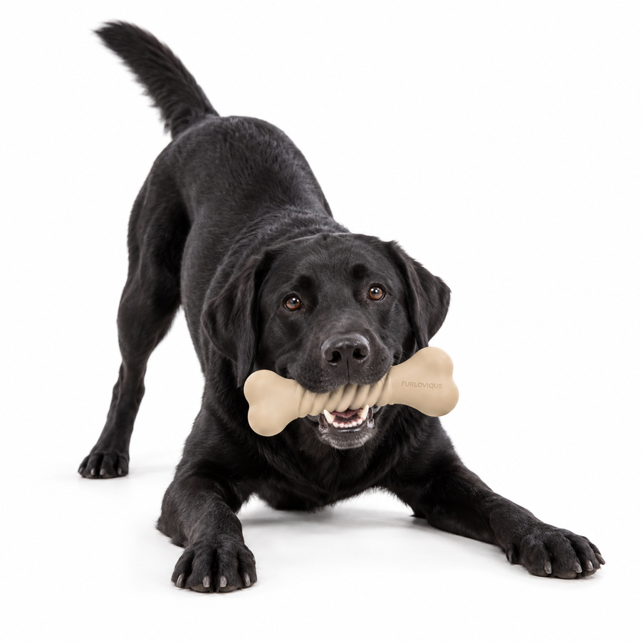 Furlovique TwistBone Textured Dog Chew Toy
